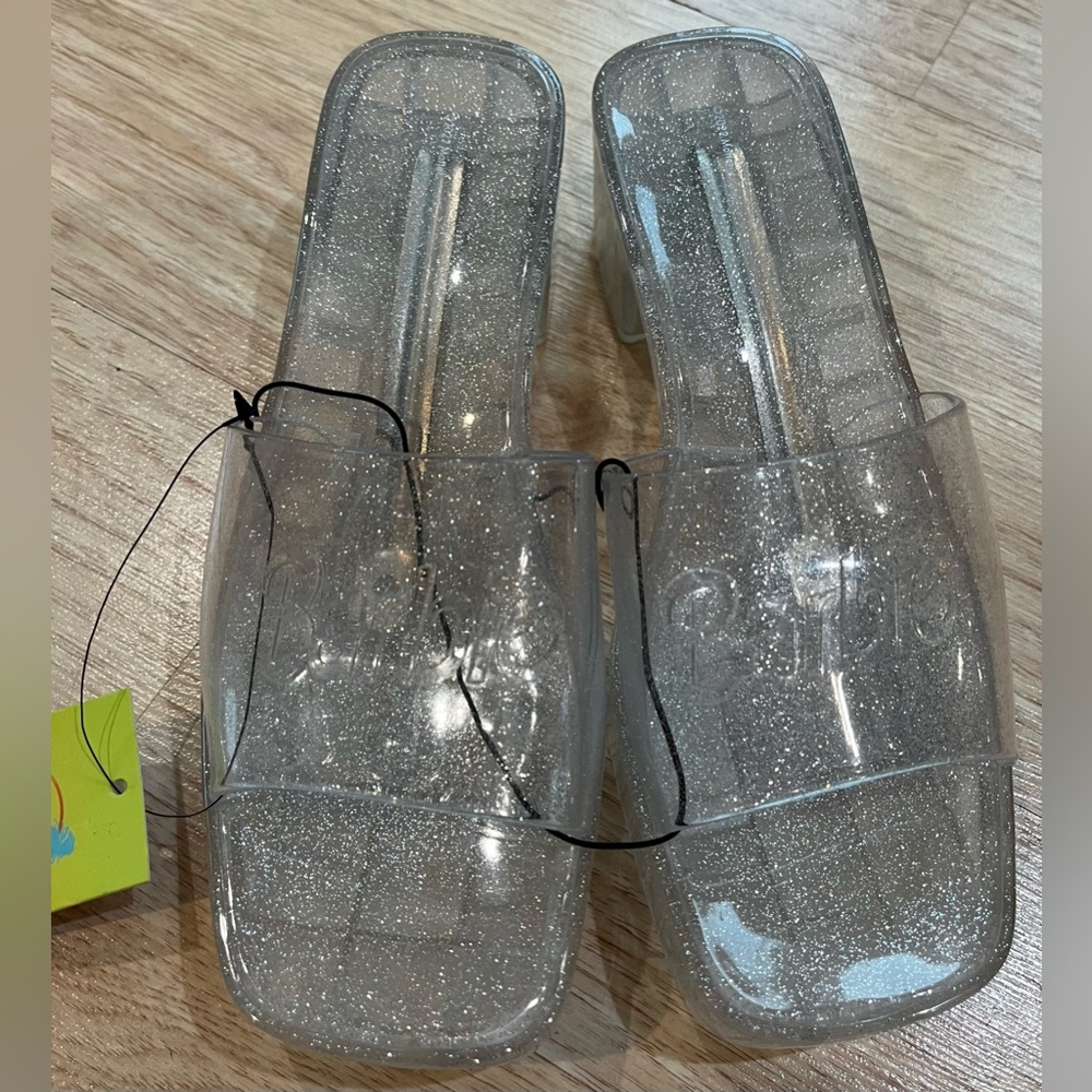 Clear Barbie Shoes Forever 21 size 8